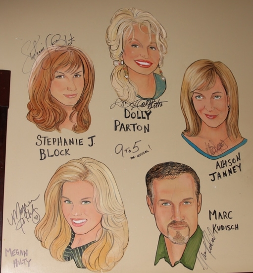The Caricatures; Stephanie J. Block, Dolly Parton, Allison Janney, Megan Hilty and Ma Photo